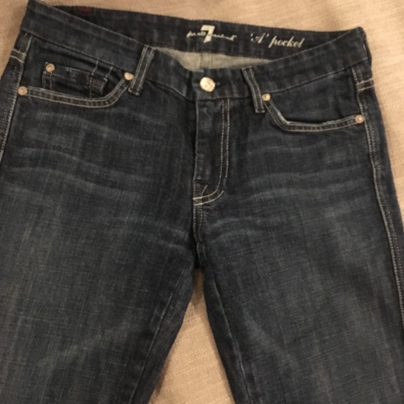 7 For All Mankind A Pocket jeans sz 28 - Picture 5 of 6